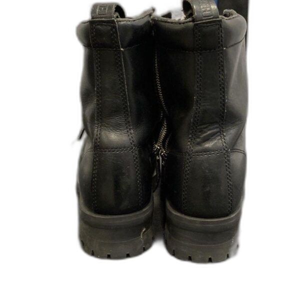 Harley-Davidson Black Leather Kiltie Fringe Boots - Size 7 - Picture 6 of 12